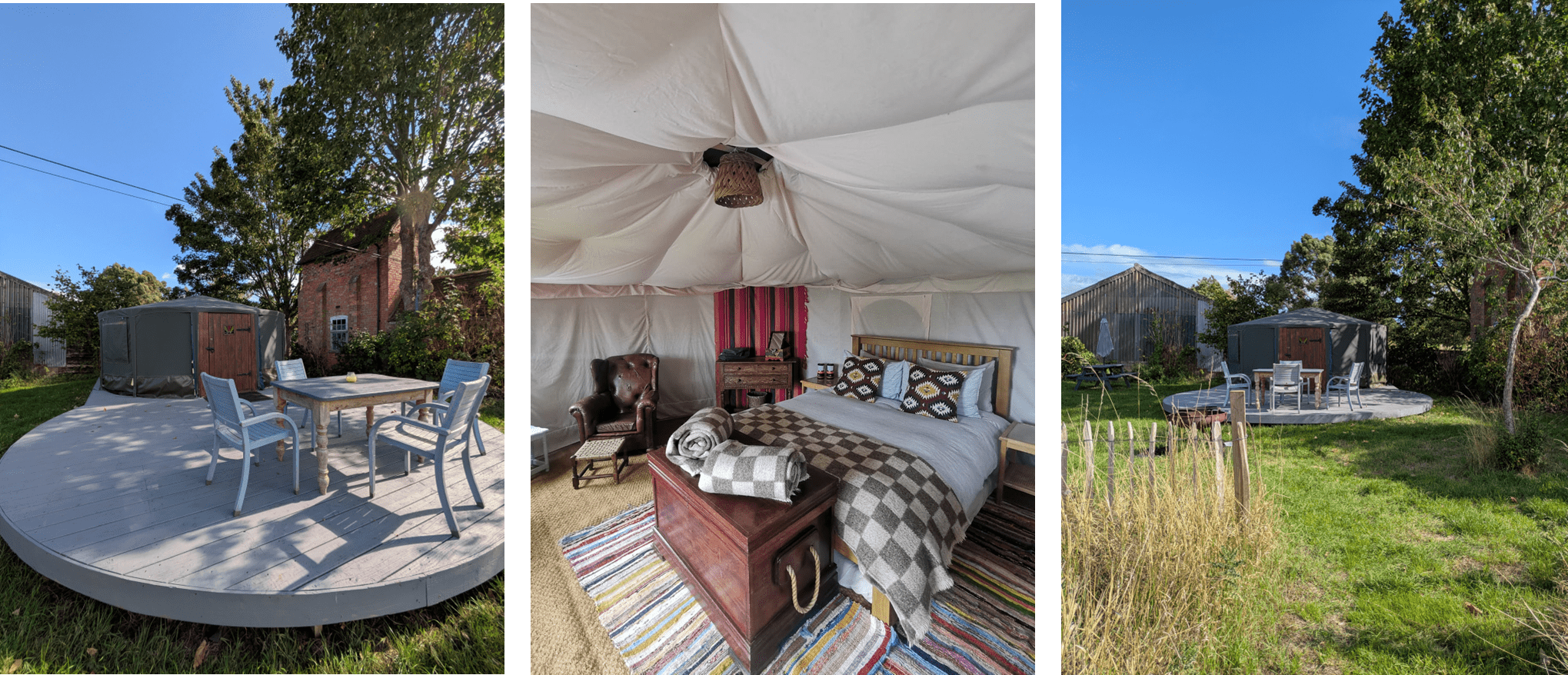 Twiteys Glamping and Camping The Garden Yurt